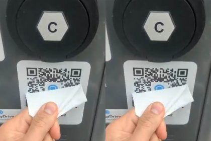Ils recouvrent les Codes QR des stations de recharge par un autre pour voler les données de carte de crédit