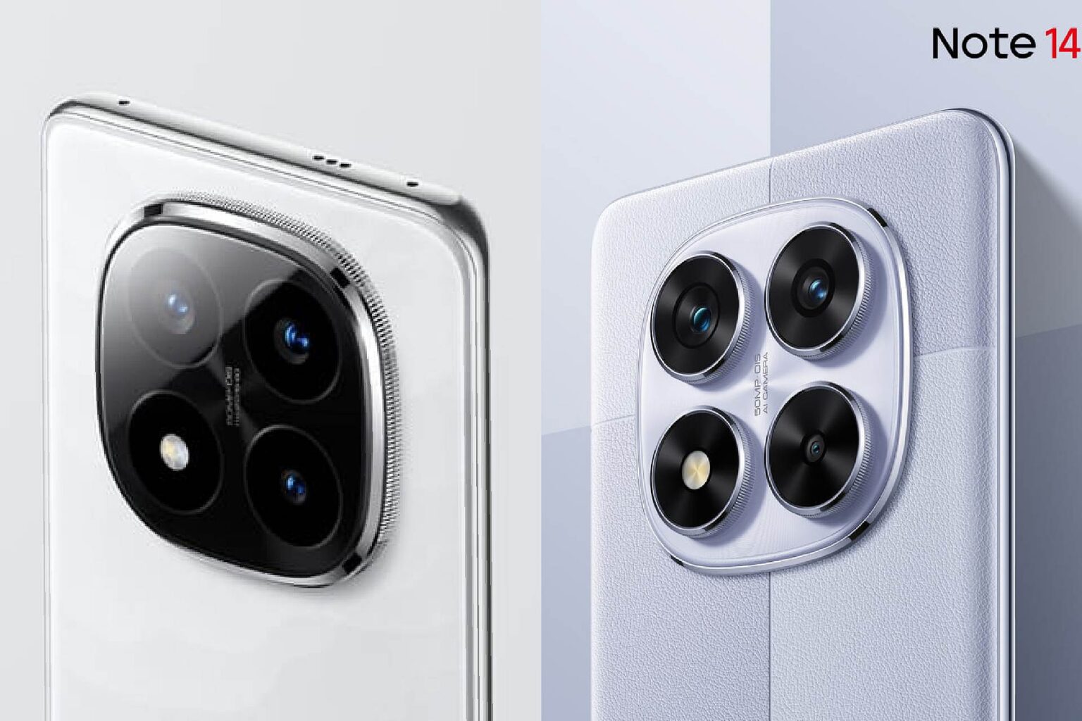 Style et élégance : voici les premières images officielles des Redmi Note 14 Pro et Pro+