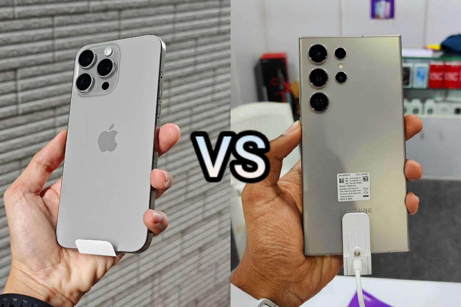 Performance de la batterie Samsung Galaxy S24 Ultra VS Série iPhone 16 : voici le roi de l’autonomie